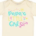 thumbnail image 4 of Inktastic Papa's Little Girl with Hearts Flower and Butterfly Girls Baby Bodysuit, 4 of 5