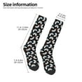 thumbnail image 2 of Naloa Cool Gamepad Thigh High Socks Extra Long Stretchy Sock Women Over Knee High Opaque Stocking Daily Wear, 2 of 6