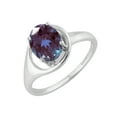 thumbnail image 2 of Sterling Silver with Color Changing Alexandrite Soliltaire Ring, 2 of 3