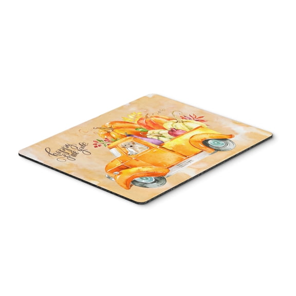 Carolines Treasures CK2651MP Fall Harvest Yellow Labrador Retriever Mouse Pad Hot Pad or Trivet Large multicolor