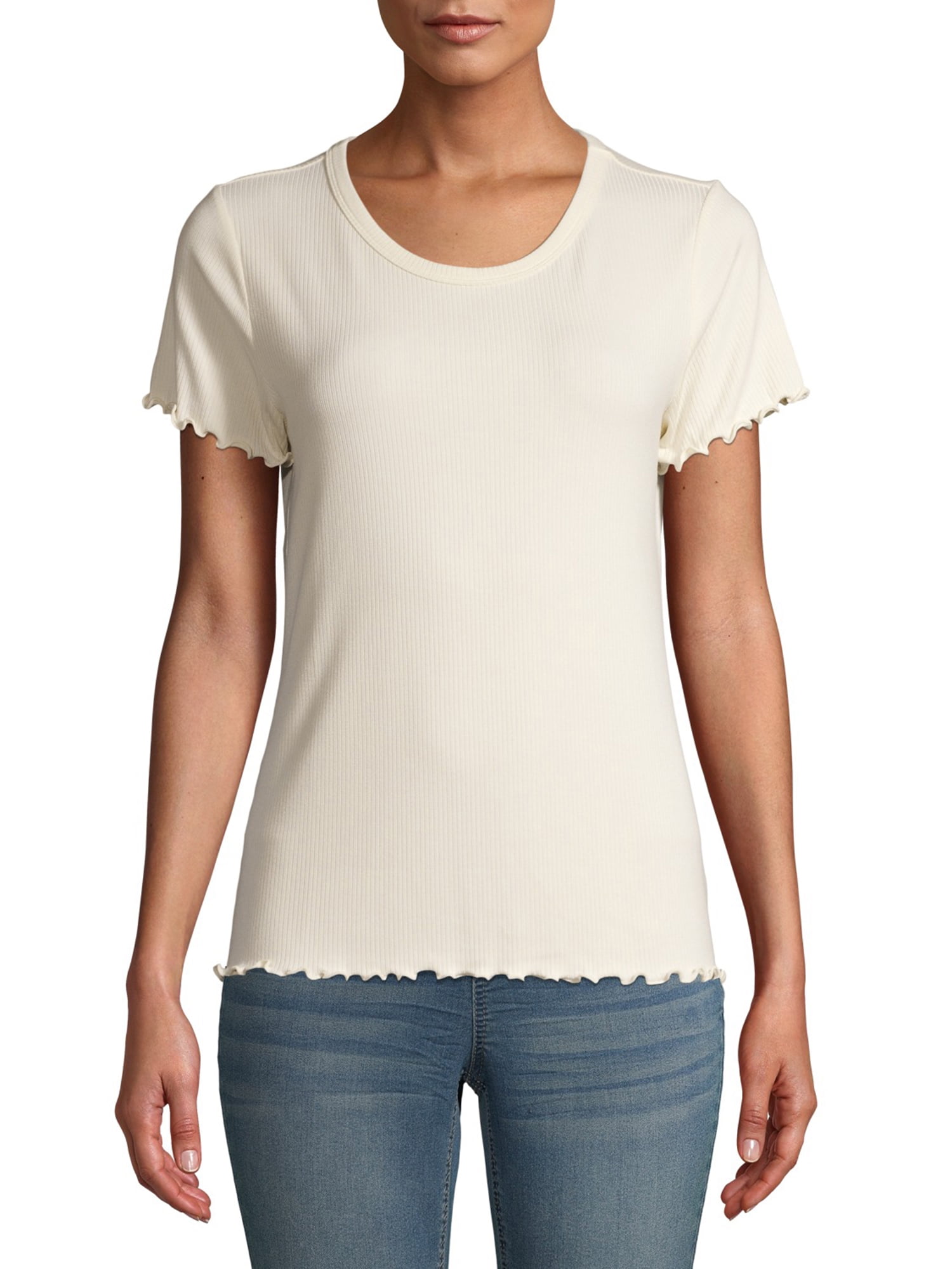 Women's lettuce edge tee Clearance