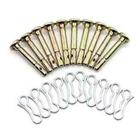 

10/20 pcs Replacement Shear pins and Cotter pins for MTD 738-04155 snowblowers