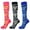 3 Colors, variant on PULLIMORE 3 Pairs Womens Mens Camo Compression Socks Camouflage Cotton Knee High Athletic Stockings (3 Colors, S/M)