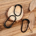 thumbnail image 3 of Black Zipper Pulls, 10pcs Plastic  Black Zipper Pulls Cord Rope Clip Buckle with Non Slip Textured Grip for Clothing Bag Accessory, 3 of 8