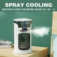 thumbnail image 5 of Portable Air Conditioner Fan, Mini Desktop Fan With Evaporative Cooler, Low Noise Air Cooling Fan, USB Charging Desktop Cooling Machine 3 Speeds, Multi-Function Home And Office Cool Solution, 5 of 5