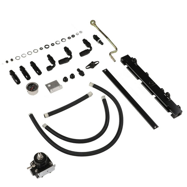 Swap Fuel Line Kit, Tucked 37 Pieces AN6 Fuel Fitting Sealing For