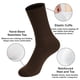 thumbnail image 4 of Calcetines de algodón con cuello redondo para mujer, calcetines de vestir ligeros, suaves, cómodos y transpirables, calcetines informales de cuello redondo por encima del tobillo., 4 of 5