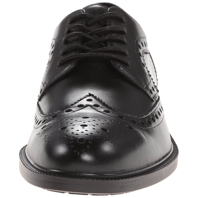 Hush Puppies Men\'s Black Leather Lace Up Oxford Dress Shoes - 8.5w New Mens Hush Puppies HM01987-007 Black Shepsky WT Oxford  main image 3