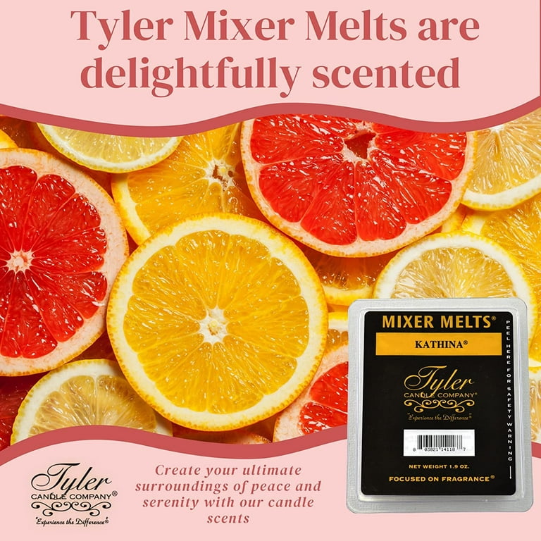 Worldwide Nutrition Tyler Candle Company Resort Scent Wax Melts - Soy Wax Scented Mixer Melts with Essential Oils for Wax Warmer - Box of 14, 6 Bars