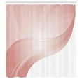 thumbnail image 2 of Ambesonne Contemporary Shower Curtain, Print Modern Stripes, 69"Wx75"L, Blush White, 2 of 4