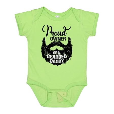 

Inktastic Proud Owner of a Bearded Daddy Gift Baby Boy or Baby Girl Bodysuit