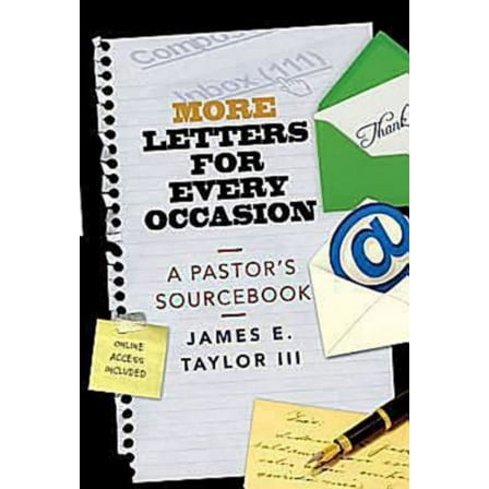 Pre-Owned More Letters for Every Occasion: A Pastor's Sourcebook (Paperback) 1426710070 9781426710070
