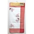 thumbnail image 1 of Nappe Brodée, Forme Carrée de 33 Pouces, X'MAS/Poinsettia, 1 of 1