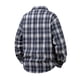 thumbnail image 2 of Ceisia Men's Relaxed Fit Long Sleeve Plaid Flannel Shirt Casual Button Down Turndown Collar Shirt Navy XXXXL Gifts, 2 of 5