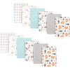 Hudson Baby Unisex Baby Cotton Flannel Burp Cloths