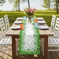 thumbnail image 4 of Table Runners 90 Inches Long Dress Scarves, St. Patrick's Day Farmhouse Coffee/Dining/Kitchen Table Runner for Living Room, Spring Lucky Shamrocks Rustic Leaves 13x90 Inch, 4 of 9