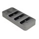 thumbnail image 2 of Organizador compacto de utensilios para cajones de cocina, bandeja de cubiertos, gris, 2 of 7