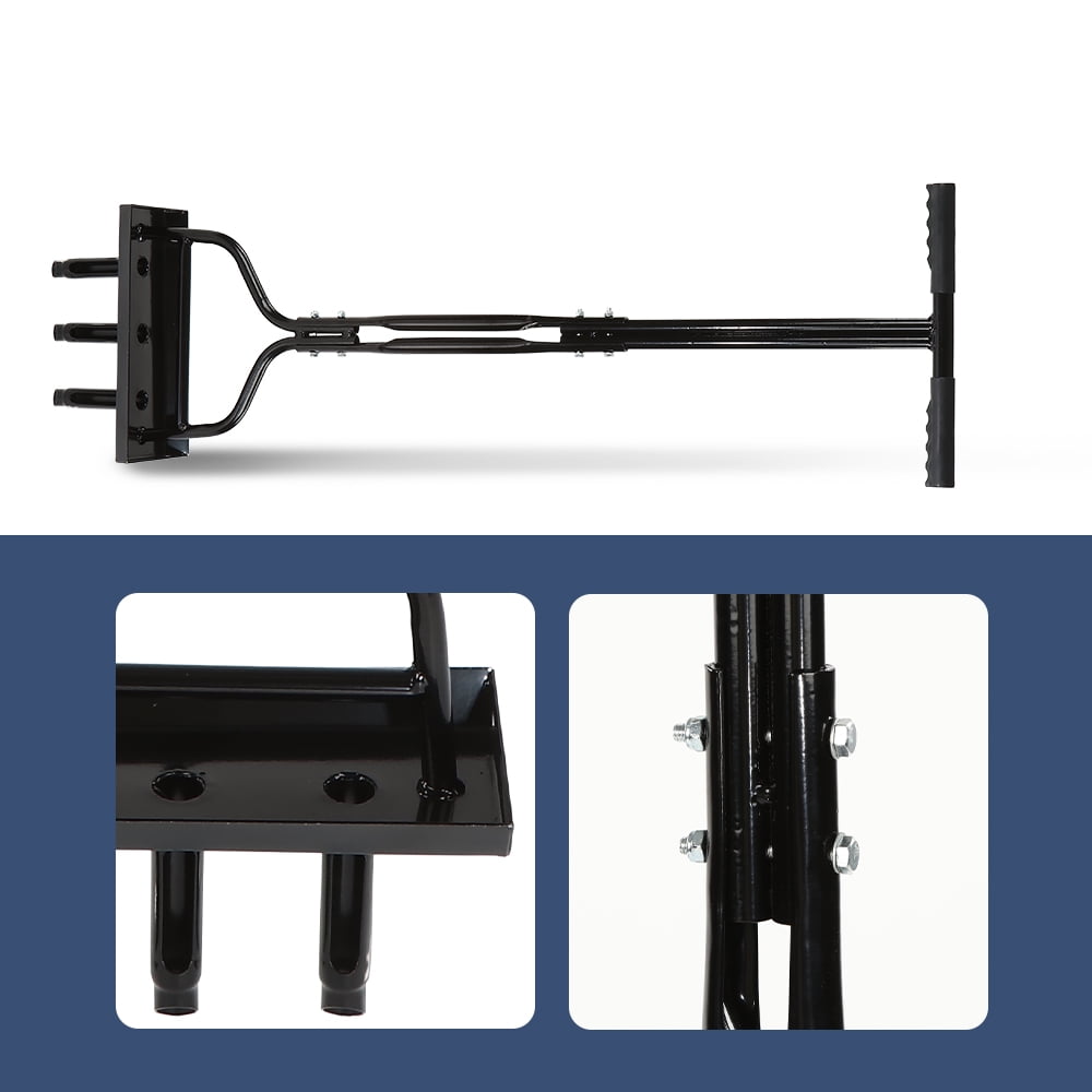 Lawn Aerator Coring Garden Tool with Soil Core Storage Tray