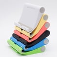 thumbnail image 2 of pitrice Desktop Phone Holder Foldable Anti Slip Mobile Phone Table Stand Cellphone Folding Bracket, Black, 2 of 8