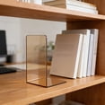 thumbnail image 4 of Bookends, Book Stand, Desktop Organizer, Clear Acrylic Book Holder for Desk Shelf, Modern Sturdy Design, 4 of 6