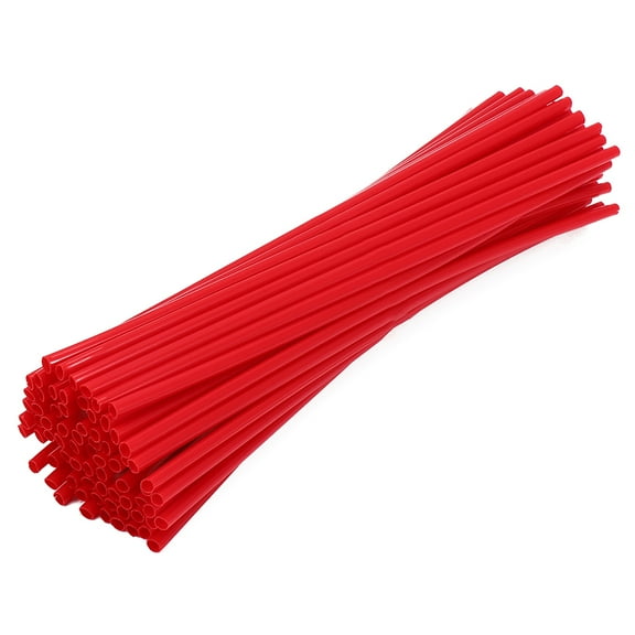 Raindrops Motorcycle Spoke Cover for Night Safety and Style Red Reusable Plastic 72pcs