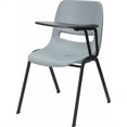thumbnail image 1 of Flash Furniture Plastic Classroom Chair in Gray with Left Arm Tablet, 1 of 7