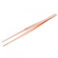 thumbnail image 3 of Stainless Steel Kitchen Tweezer Food Clip with Serrated Tip Cooking Tool for Home UseRose Gold, 3 of 8