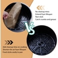 thumbnail image 4 of XINQIHANG 100 Pcs Doublure en Papier Parchemin Jetable pour Friteuse à Air Chaud Ronde 9 Pouces, pour Friteuse à Air 4.6-8QT, Accessoires de Cuisson Résistants à l'Huile (Bas (8 Pieds')+Haut(9 Pieds')), 4 of 5