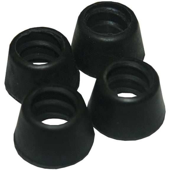 Lasco Fittings Cone Faucet Washer No. 17 - Rubber, Black - 4 Count