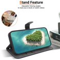 thumbnail image 5 of Leather For Motorola Moto G 5G 2025 / 2026 6.7-inch Crystal Material Wallet Case , With Card Holder,Wristband,Magnetic Clasp Kickstand Folio Cover,Color-5, 5 of 8