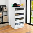 Modular Storage Angled Shelves Wood Closet Organizer Adjustable