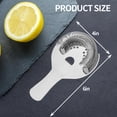 thumbnail image 2 of Januofit Silver Cocktail Strainer for Drinks 2 Prong Hawthorne Strainer with Removable Spring Stainless Steel Bartending Strainer, 2 of 7