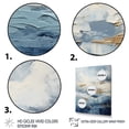 thumbnail image 3 of Designart "Beach Scandinavian silence III" Abstract Floater Framed Canvas Print, 3 of 7