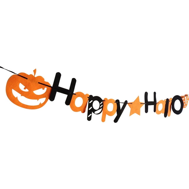 Fiudx Colgador de Puerta de Madera para Halloween, Adorno Festivo para Pared y Ventana, Diseño Clásico de Calabaza, Fácil de Colgar, Perfecto para Decoración de Fiesta de Halloween, Celebración Navid
