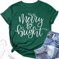 thumbnail image 1 of WEAIXIMIUNG T-Shirt Décontracté Imprimé Col Rond Uni Manches Courtes pour Femmes Saint-Valentin, 1 of 2