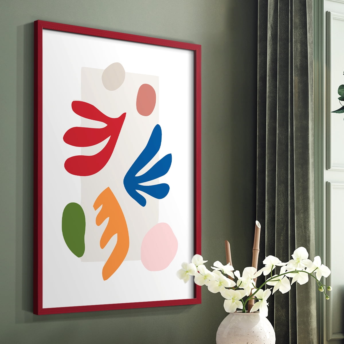 Matisse CCLXXXIX in Solid Wood 8 x 10 Framed Print