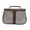 Milk white, variant on NexTone New Retro Vintage Vanity Bag, Clear Makeup Organizer with Handle,Large Capacity Waterproof Makeup Organizer bag with Zipper,Travel Cosmetic & Skincare Storage Case for Ladies (Coffee)
