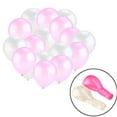 thumbnail image 6 of Yongwei Balloon 50pcs Pearly Lustre Balloon Decoration for Wedding Birthday Party Toy for Kids Fun (White & Pink), 6 of 6
