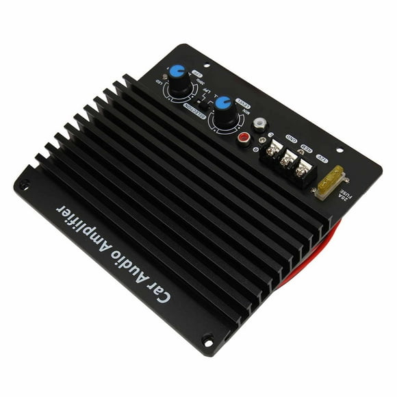 Car Amplifier Board, Exposed Type Heat Dissipation Panel Professional Subwoofer Plate Amplifier Ultra Thin 12V 300W for Car