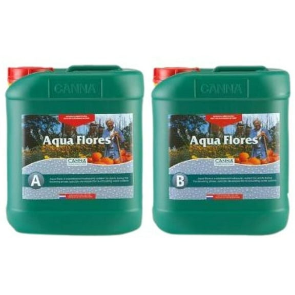 Canna AQUA Flores A B (Flower) - 5L Set by CANNA