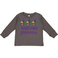 thumbnail image 3 of Inktastic Mardi Gras Princess Girls Long Sleeve Toddler T-Shirt, 3 of 5