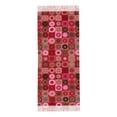 thumbnail image 3 of Foulard à Franges Mode pour Femmes, Châle Long Mandala Abstrait Rouge, Léger et Chaud, 3 of 6
