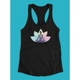 thumbnail image 3 of Meditating Woman And Symbol Tank Women -Image by Shutterstock, Female x-Small, 3 of 4