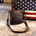 thumbnail image 2 of XINQIHANG Genuien Leather Crossbody Cluth Purse Small Shoulder Bags Mini Messenger with Adjustable Strap, 2 of 6