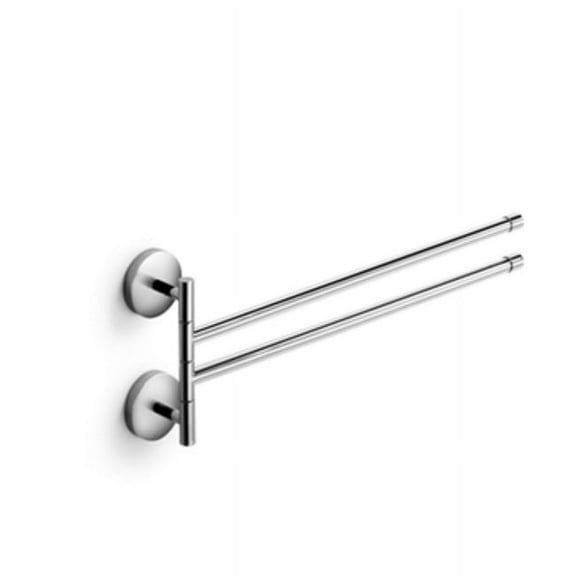 Ws Bath Collections Duemila 5517 15" Swiveling Two Tiered Towel Rail From The Duemila