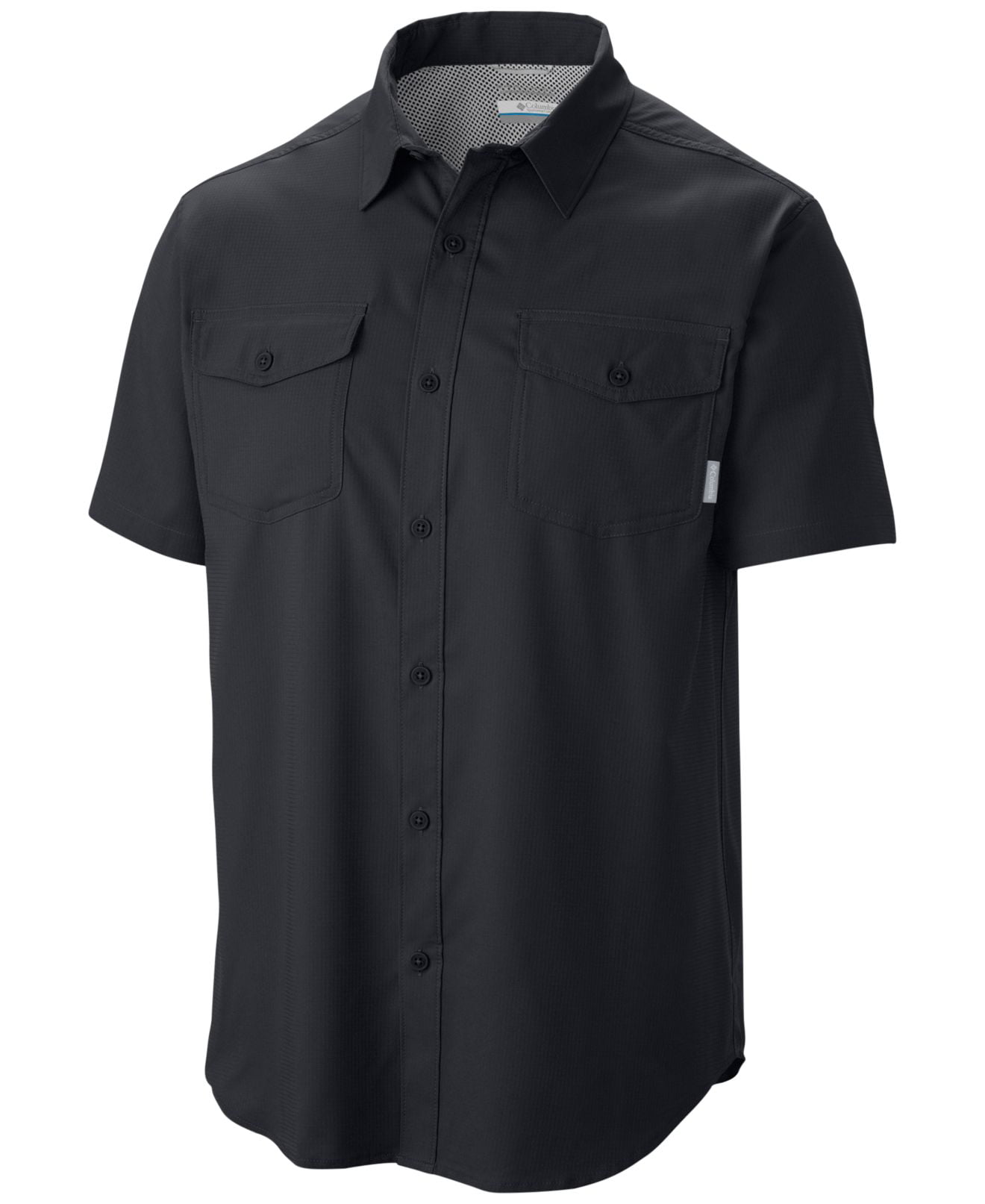 Columbia - Columbia NEW Black Mens Size Large L Button Down Short ...