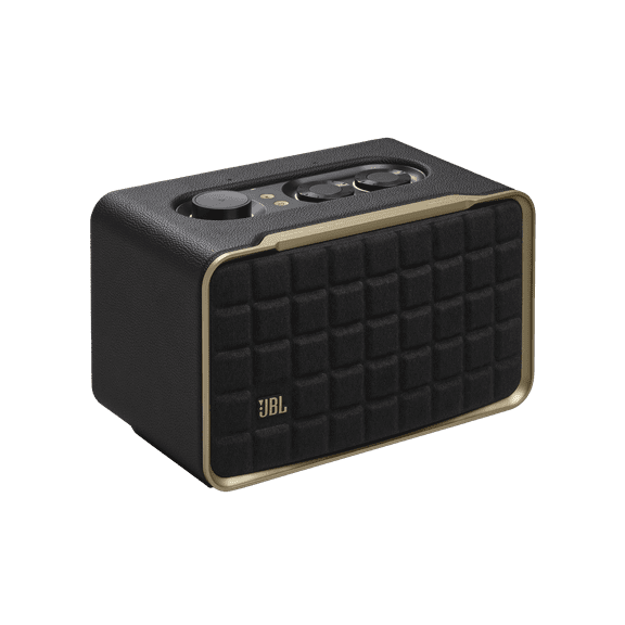 Restored JBL Authentics 200, Smart home speaker with Wi-Fi, Bluetooth and Voice Assistants with retro design (Refurbished)