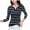 Black, variant on Dyfzdhu Long Sleeve T Shirts for Women Loose Casual Striped V Neck Shirt Tunic Tops Black