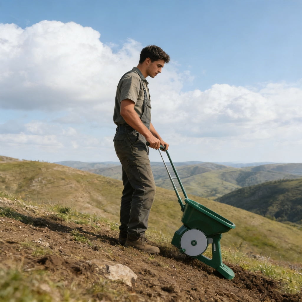 Manual Crank Portable Sow Sowers For Application In Agriculture Landscaping