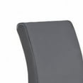 thumbnail image 2 of Benjara Swivel Metal Bar Stool with Adjustable Height and Footrest, Gray, 2 of 5